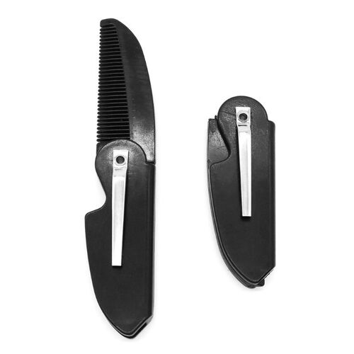 Pince À Cheveux Pliable, Peigne À Moustache Pour Hommes Et Femmes, Beauté, Fait À La Main, 7x2,5 Cm, 1 Pièce 