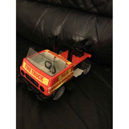 Ancien Camion Pompier Playmobil Geobra 1975