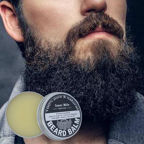 Cire Naturelle Pour Barbe Et Moustache, Crème De Soin Pour Hommes, Pure Et Naturelle, Hydratante, Lissante, Barbe Pour Hommes 