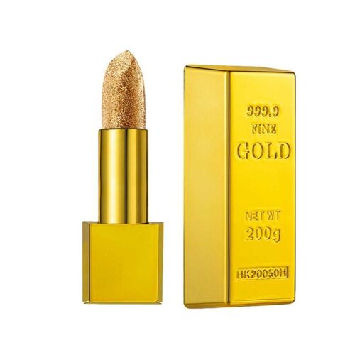 Rouge À Lèvres En Velours Mat, Tenue Longue Durée Et Imperméable, Brillant, Or Mat, Tasse Antiadhésive, Paillettes, Maquillage De Beauté Pour Femmes 