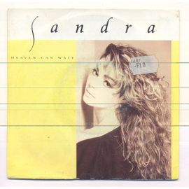 Sandra - 45 Tours - Face 1 Heaven Can Wait /// Face 2 ( Version Instrumental )