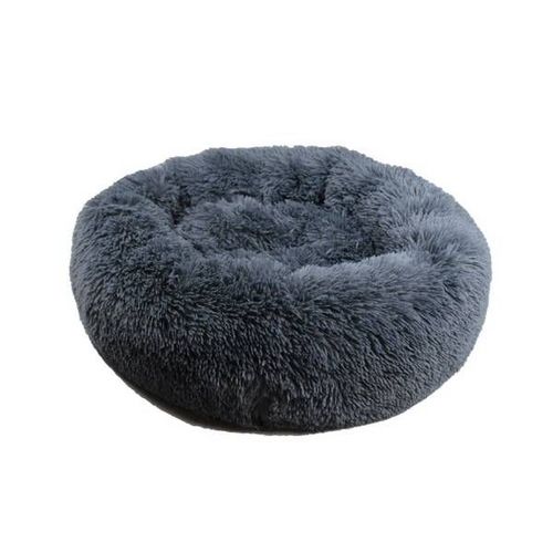 Corbeille Cocooning Grise Pour Chien Et Chat - Diam.60 Cm H.15 Cm