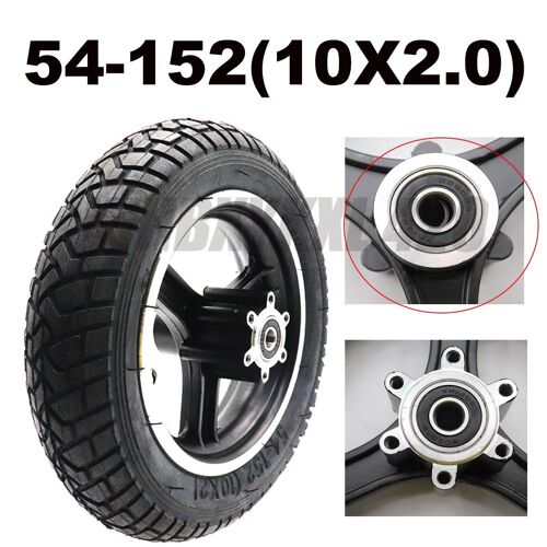 Pneu 10x2.0 Pour Mini Scooter Avec Moyeu De Roue, Bonne Qualité, Modèle 54-152, Livraison Gratuite