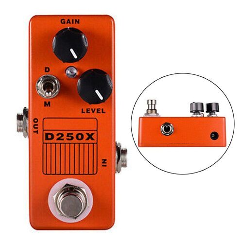 Pédale De Préampli D250x Pour Guitare Jazz, Effet De Distorsion, Overdrive, True Bypass