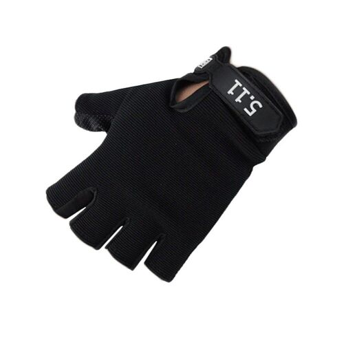 Gants De Fitness Demi-Doigt Antidérapants, 1 Paire, Entraînement De Musculation, Gants De Poignet, Haltère, Gants D'haltérophilie