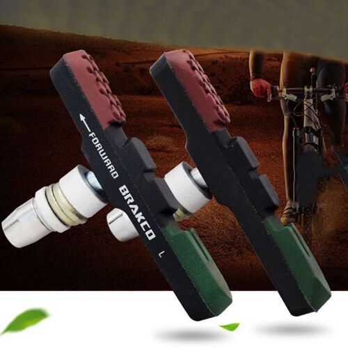 Vélo V-Frein Plaquettes De Frein Résistant À L'usure Remplaçable Tiroir Type Aluminium/Fiber De Carbone Jante C-Pince Bloc De Frein En Caoutchouc