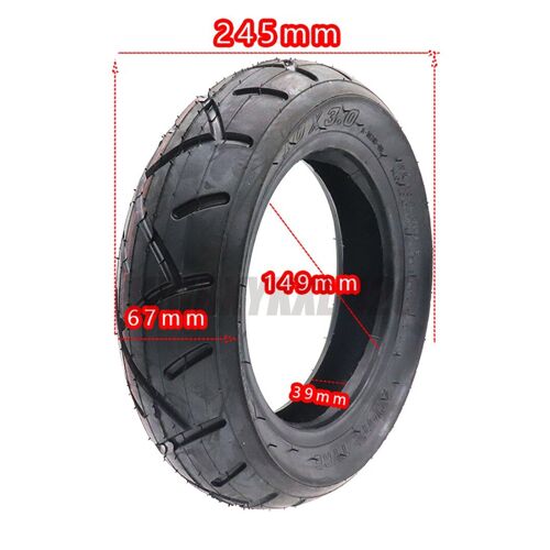 Pneu Extérieur En Caoutchouc 80 / 65-6 10x3.0, 10 Pouces, Sans Chambre À Air, Pour Scooter Électrique, Vélo Pliant, Épais, Résistant À L'usure