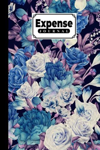 Expense Journal: Expenses Notebook Peonies Watercolor Cover, Small Money Tracker Journal - Daily Expenses Log Book | 120 Pages, Size 6" X 9" By Margarethe Hermann