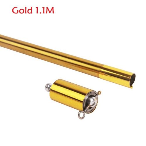 Baguette Magique Portable En Acier, 1.1/1.3/1.5m, 1 Pièce, Baguette Flexible En Métal Pour L'extérieur Pour Spectacle D'arts Martiaux, Accessoire De Peinture À Haute Luminosité