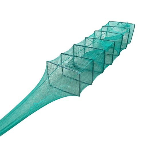 4/6 Trou Filet De Pêche Pliant Portable Pliant Filet De Pêche Coulée Filet Écrevisse Crevette Receveur Réservoir Piège Chinois Cage Filet
