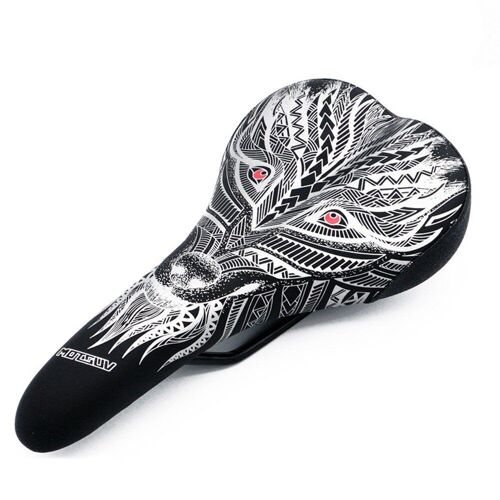 Selle De Vélo De Montagne En Cuir Pu, Imperméable, Très Élastique, Base En Pp, Résistante Aux Chocs