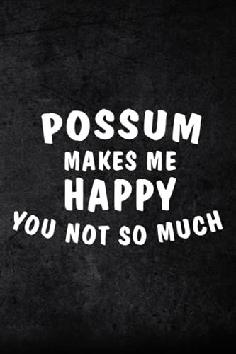 Budget Planner Funny Opossum Gift For Men Women Cool Opossum Makes Me Happy Meme: Finance Daily, Monthly & Weekly Budget Planner Expense Tracker Bill ... Tracker For Paying, Paycheck Bill Tracker,Mom