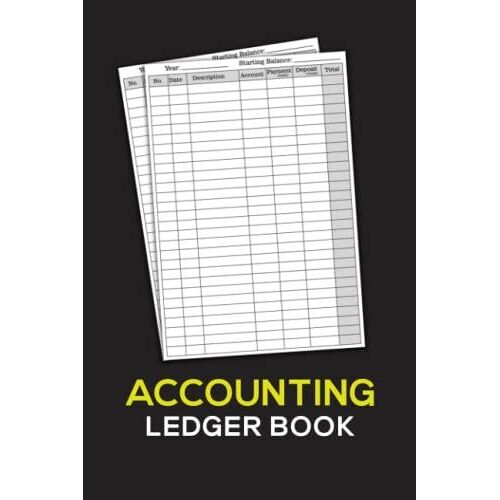 Accounting Ledger Book: Income And Expense Pages For Personal Use Or Small Business