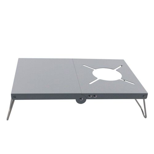 Table Pliante De Camping Portable En Alliage D'aluminium, Support De Poêle, Bureau De Barbecue, Pique-Nique, Camping En Plein Air, 1cp