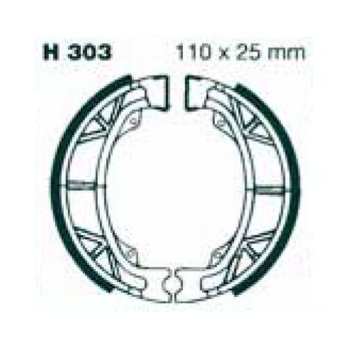 Mâchoire De Frein Ebc Jeu De Machoires Ebc-H303