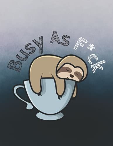 Planner Undated Weekly And Monthly: Funny Sloth Planner Undated Weekly And Monthly | Blue Vertical Undated Goals Planner Daily Weekly Monthly | ... To Do List & Notes | Full Year Planner Journa