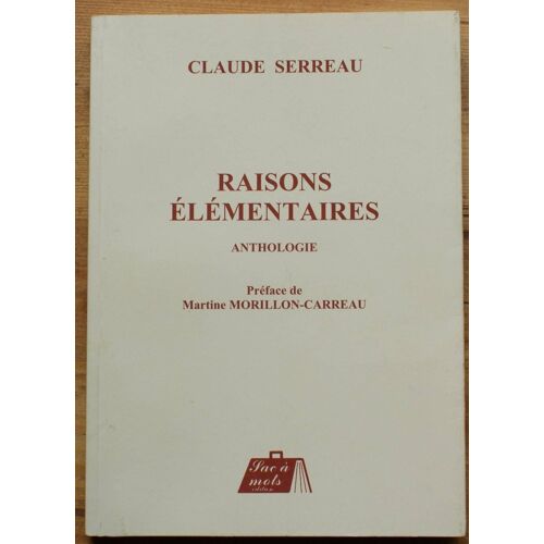 Raisons Élémentaires - Anthologie