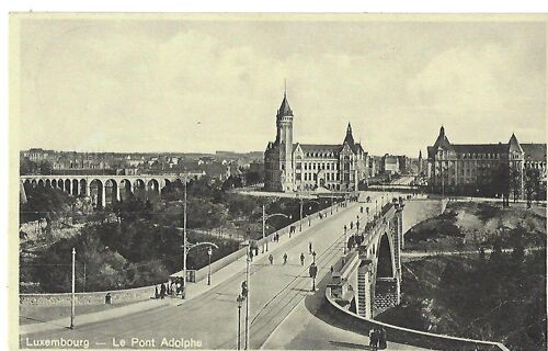 Le Pont Adolphe Timbre De 1934