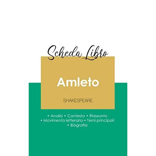 Scheda Libro Amleto Di Shakespeare (Analisi Letteraria Di Riferimento E Riassunto Completo)