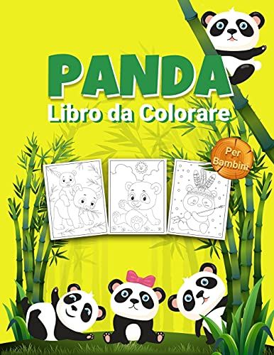 Panda Libro Da Colorare Per Bambini