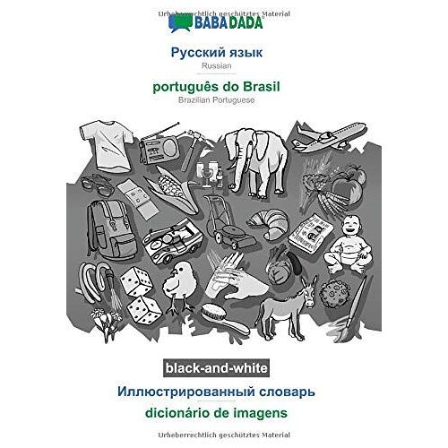 Russian (In Cyrillic Script) - Português Do Brasil, Visual Dictionary, Bw