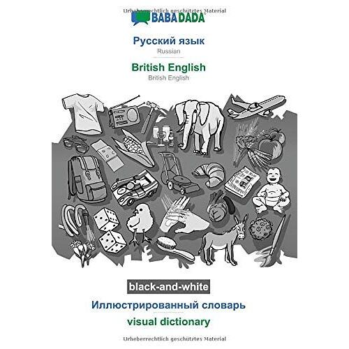 Russian (In Cyrillic Script) - British English, Visual Dictionary, Bw