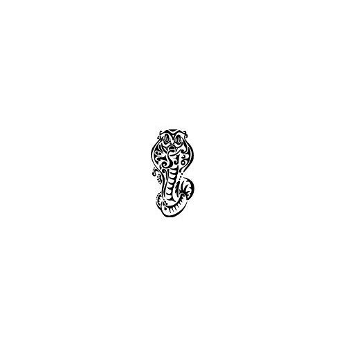 Tatouage Temporaire - 60 Tattoos - Famille Esthetics N°6/10 - Illustrateur Karynn Villain - Chewing Gum Malabar - 2005 - 6,5x3 Cm