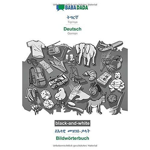 Tigrinya (In Ge'ez Script) - Deutsch, Visual Dictionary, Bw