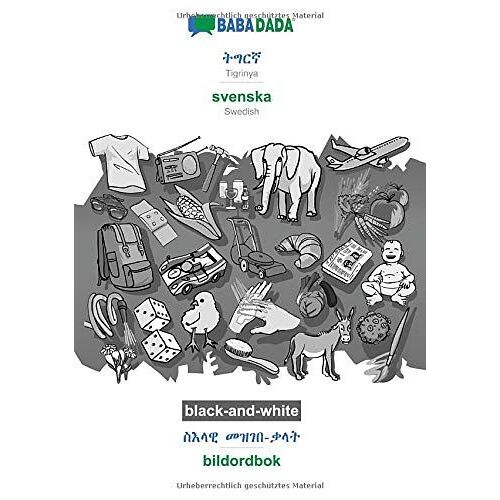 Tigrinya (In Ge'ez Script) - Svenska, Visual Dictionary, Bw