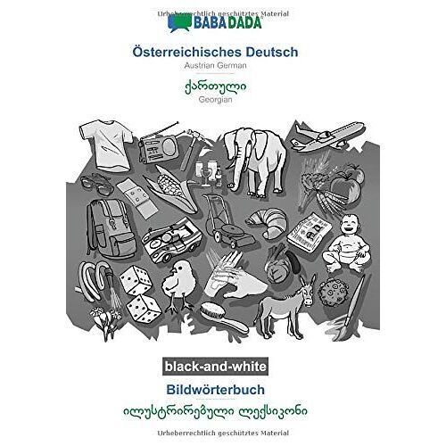 Österreichisches Deutsch - Georgian (In Georgian Script), Bildwörterbuch, Bw