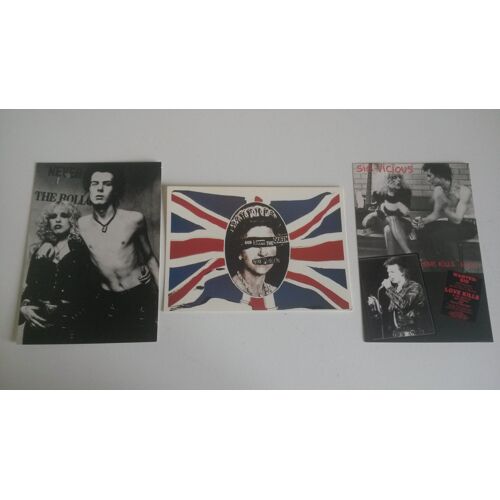 Lot De 3 Cartes Postales Sex Pistols En Très Bon État
