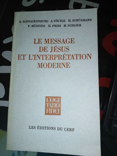 Le Message De Jesus Et L'interpretation Moderne