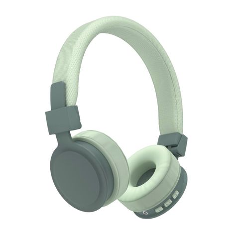 Casque Bluetooth® "Freedom Lit", supra-aural, pliable, av. micro, vert