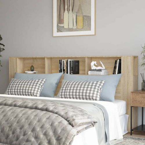 vidaXL Chariot de cuisine sonoma gris 60x48x89,5 cm bois d'ingénierie