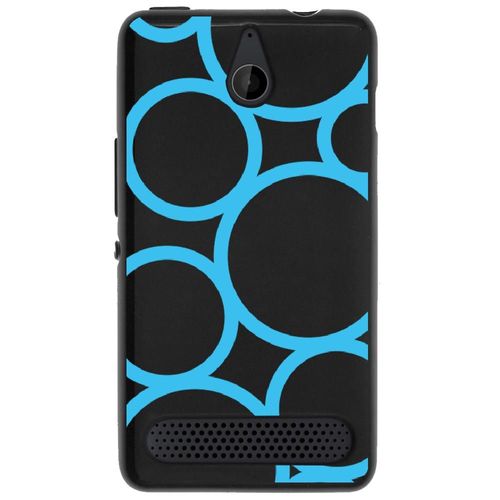 Coque Souple Pour Microsoft Lumia 550 Avec Impression Motifs Ronds Bleus