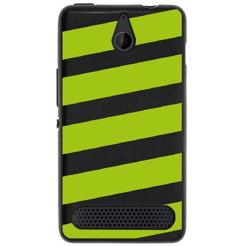 Coque Souple Pour Microsoft Lumia 550 Avec Impression Motifs Bandes Vertes