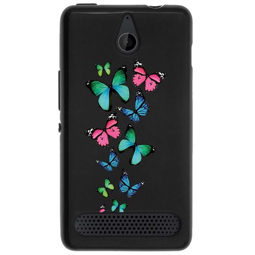 Coque Souple Pour Microsoft Lumia 550 Avec Impression Motifs Papillons Colorés