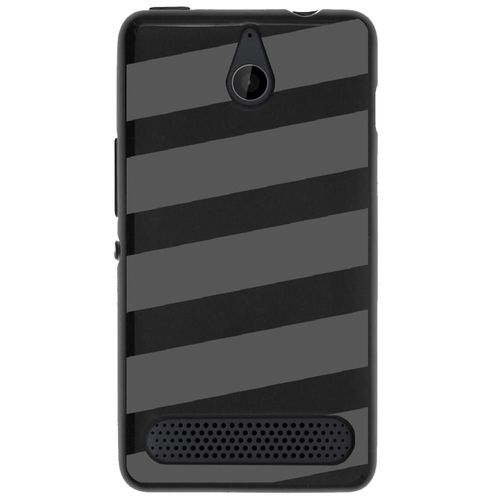 Coque Souple Pour Microsoft Lumia 550 Avec Impression Motifs Bandes Grises