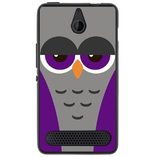 Coque Souple Pour Microsoft Lumia 550 Avec Impression Motifs Chouette Endormie M