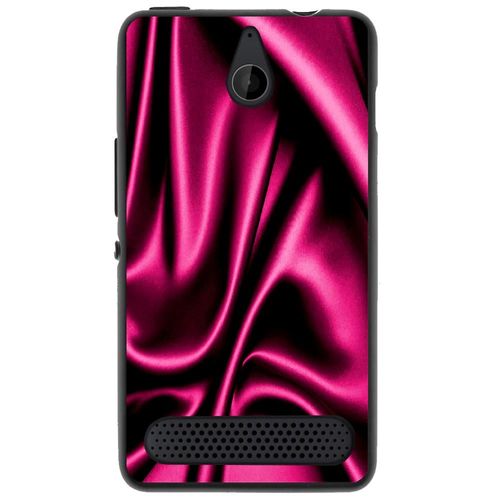 Coque Souple Pour Microsoft Lumia 550 Avec Impression Motifs Soie Drapée Rose