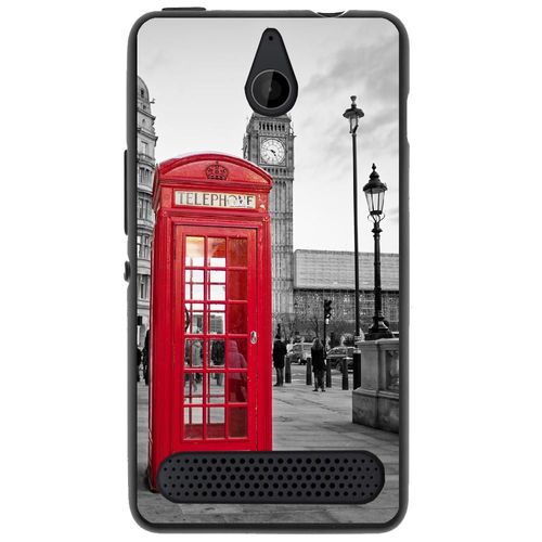 Coque Souple Pour Microsoft Lumia 550 Avec Impression Motifs Cabine Téléphoniq