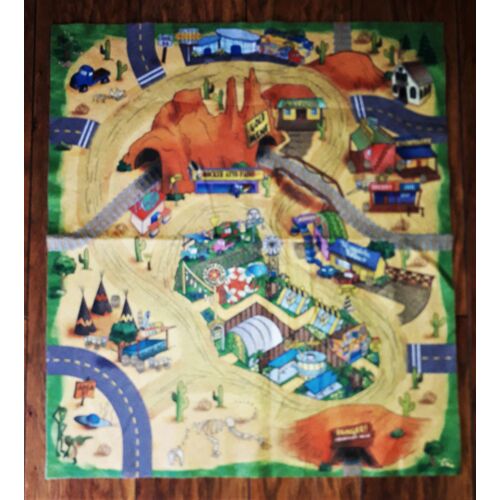 Tapis De Jeu Décor Désert 70 X 80 Cm
