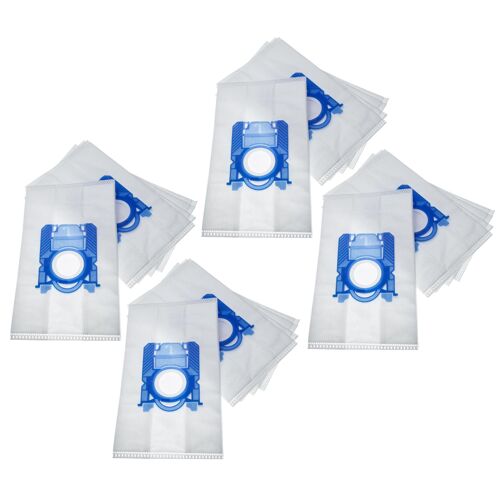vhbw 20x Sacs compatible avec Electrolux ZT7750, ZT7770, ZUOANIMAL, ZUS4065PET aspirateur - microfibres non tissées, 28,8cm x 17,1cm, blanc