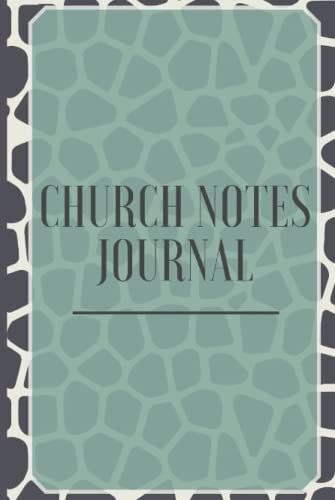 Church Notes Journal: 12-Month Sunday School, Sermon Notes And Bible Study Notebook