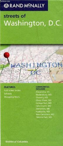 Rand Mcnally: Map-Fm Washington Dc