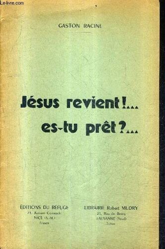 Jesus Revient ! ... Es Tu Pret ? ...