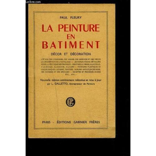 La Peinture En Batiment- Decor Et Decoration