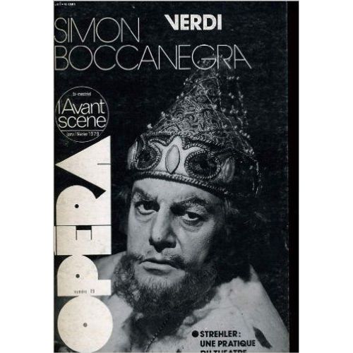L'avant Scene Opera  N° 19 : Simon Boccanegra - Verdi