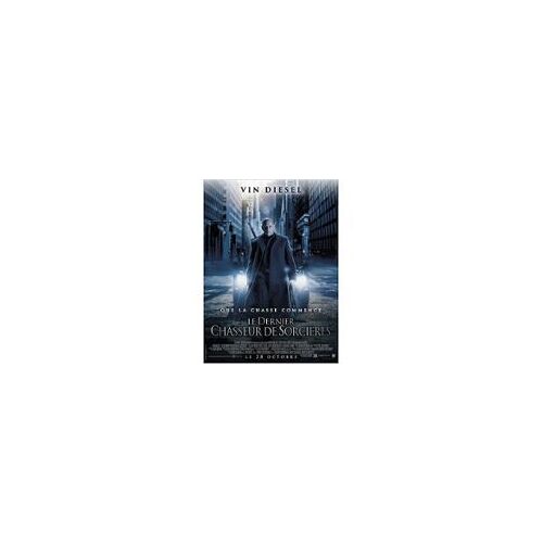 Le Dernier Chasseur De Sorcières - Vin Diesel - Michael Caine - Elijah Wood - Breck Eisner - Affiche De Cinéma Pliée 60x40 Cm