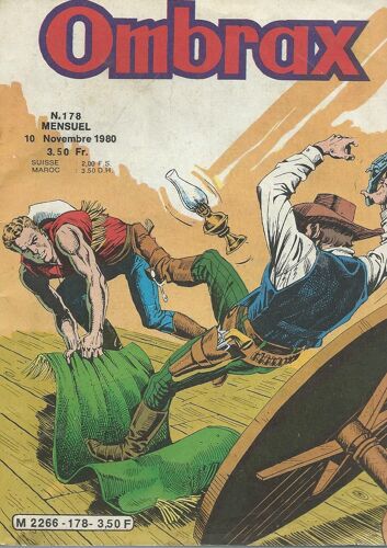 " L'incroyable Prisonnier " ( Ombrax + Bob Lance ) : Ombrax N° 178 ( 10 Novembre 1980 )